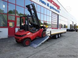 Möslein TTT 11-6,2 BR Orange  Tandemtieflader mit breiten RampenNeufahrzeug