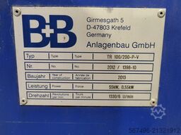 B+B anlagenbau Mechanical Dryer TR 100/200-P-V