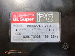Sanyo Denki P80B22450RXS21 AC Servomotor - ! -