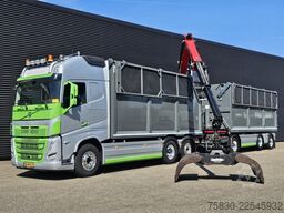 Volvo FH 500 6x2*4 / +TIPPER TRAILER / CRANE