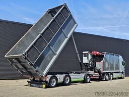 Volvo FH 500 6x2*4 / +TIPPER TRAILER / CRANE