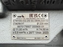 KSB Etanorm SYT 50-32-250 – 11 kW – 2023 KSB Etanorm SYT 50-32-250 – 11 kW – 2023