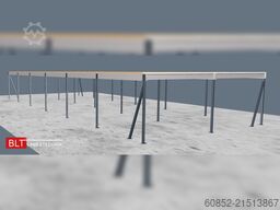 10x25m Lagerbühne , Belastung : 500kg/qm Unterkante: 3,0m , ca. 250qm Systembühne