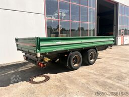 Humbaur HTK 135524  14 t Tandemkipper- Tieflader, Breitbereifung