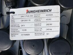 Jungheinrich 24V 2PzS250 62% Staplerbatterie