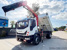 IVECO Eurocargo 180-320 KRAN 14m FUNK KIPPER AHK