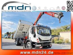 Grúa montada en camión IVECO Eurocargo 180-320 KRAN 14m FUNK KIPPER AHK
