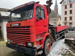 SCANIA H 93 mit PK 14500 FB & 2 to. Seilwinde