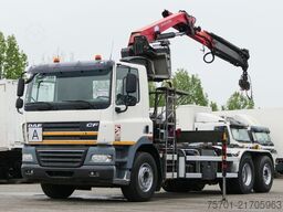DAF CF 85.360 Abrollkipper Kran Lift-/Lenkachse