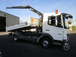 MERCEDES-BENZ Atego 822K*Kipper+Ladekran+2xAHK+Modell.2014*