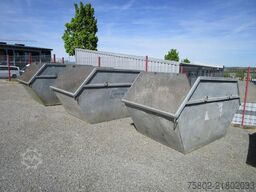 Unsinn 3x Verzinkte Absetzcontainer