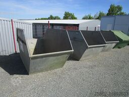 Unsinn 3x Verzinkte Absetzcontainer