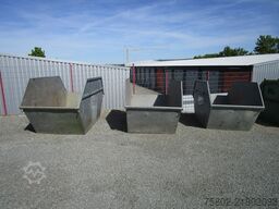 Unsinn 3x Verzinkte Absetzcontainer