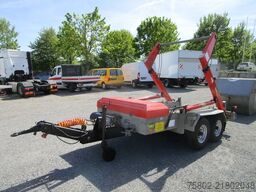 Unsinn Absetzcontainer Anhänger+Teleskop+Deckelmulde