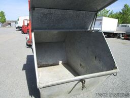 Unsinn Absetzcontainer Anhänger+Teleskop+Deckelmulde