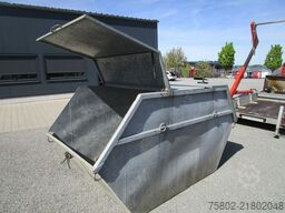 Unsinn Absetzcontainer Anhänger+Teleskop+Deckelmulde