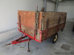  Lanwirtschaftlicher 1-Achs Anhänger