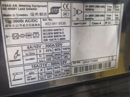 Esab TIG 3000iw AC/DC