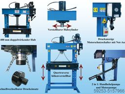 Tigermetal Hydraulische Werkstattpresse 60 Tonnen