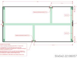 HallGruppen Zelthalle 40 x 20 meter 6-9 meter height