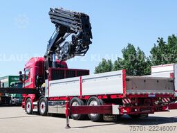 SCANIA R 490 Pritsche Kran Effer Funk Lift-/Lenkachse