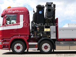SCANIA R 490 Pritsche Kran Effer Funk Lift-/Lenkachse