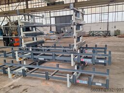 BARTELS doppelseitiges Roll-Aus-Regal 1600