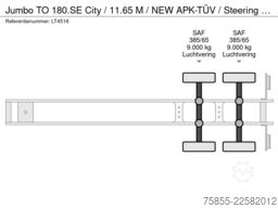 Jumbo TO  City / 11.65 M / NEW APK-TÜV / Steeri...