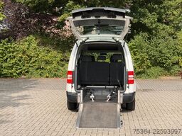 VW Caddy Maxi 1.6 Tdi 5 Sitze Rollstuhlrampe Klima