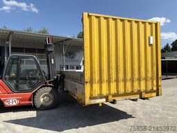 Krone Baustoff Wechselbrücke 7,45m Türen