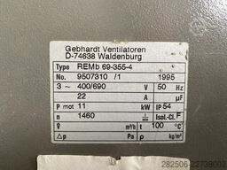 2 pieces FAN Siemens 11Kw