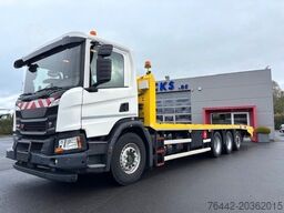 SCANIA XT410-8X4-TRIDEM/SEILWINDE/HYDR RAMP/FUNK/TOP