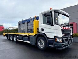 SCANIA XT410-8X4-TRIDEM/SEILWINDE/HYDR RAMP/FUNK/TOP