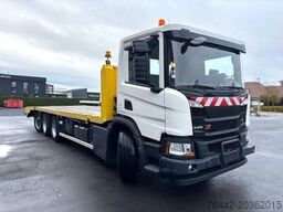 SCANIA XT410-8X4-TRIDEM/SEILWINDE/HYDR RAMP/FUNK/TOP