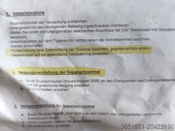 MTF Technik Separiertrommel