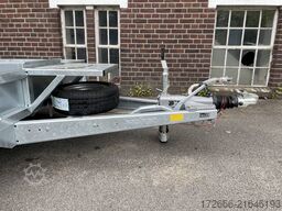 Variant 3518 B4 | MAXI LOAD 400X180CM 3500KG BAUMASCHINENANHÄNGER | SKIDS | BEAVERTAIL