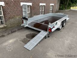 Variant 3518 B4 | MAXI LOAD 400X180CM 3500KG BAUMASCHINENANHÄNGER | SKIDS | BEAVERTAIL