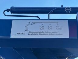 MERCEDES-BENZ 1836 LL Antos Pritsche & Heckkran MKG 116 A