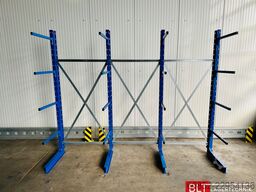 ca. 3,15 lfm. Kragarmregal Langgutregal H: 250 cm 140 kg/Arm META Multistrong