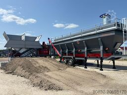 Polygonmach mobile 60m3 concrete plant self-erected