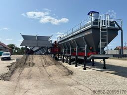 Polygonmach mobile 60m3 concrete plant self-erected