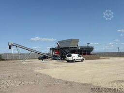 Polygonmach mobile 60m3 concrete plant self-erected