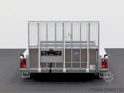 Ifor Williams GX126 TRIDEM | RAMPE 366X184CM 3500KG BAUMASCHINENANHÄNGER
