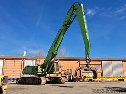 Sennebogen 850R with hydraulic rotating grapple