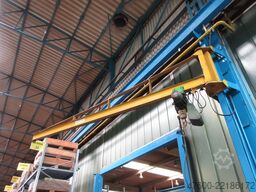 Stahl Demag Drehkran Hallenkran Kran Wandschwenkkran 4,6m NL 1250Kg Kettenzug
