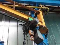 Stahl Demag Drehkran Hallenkran Kran Wandschwenkkran 4,6m NL 1250Kg Kettenzug