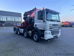 DAF CF 85.460 8x4 Tractor unit- Fassi F1100+Flyjib,...