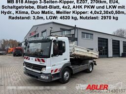 MERCEDES-BENZ 818 Atego 3-Seiten-Kipper AHK