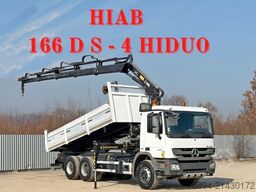 MERCEDES-BENZ ACTROS 2641*KIPPER 6,00 m + KRAN/FUNK *6x4* TOP