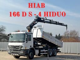 MERCEDES-BENZ ACTROS 2641*KIPPER 6,00 m + KRAN/FUNK *6x4* TOP